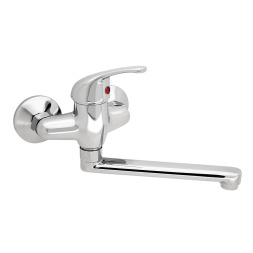 Zidna baterija za sudoperu, ravni izliv, L 200 mm