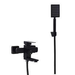 Batéria vaňová nástenná nerezová, komplet s príslušenstvom